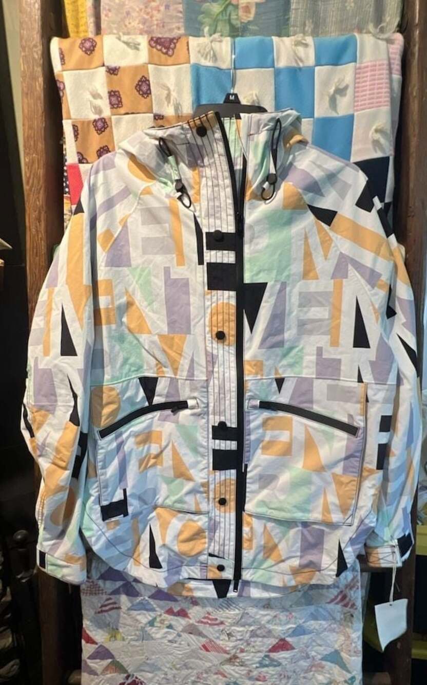 NWT Free People Movement Singin' In The Rain Printed Packable Jacket